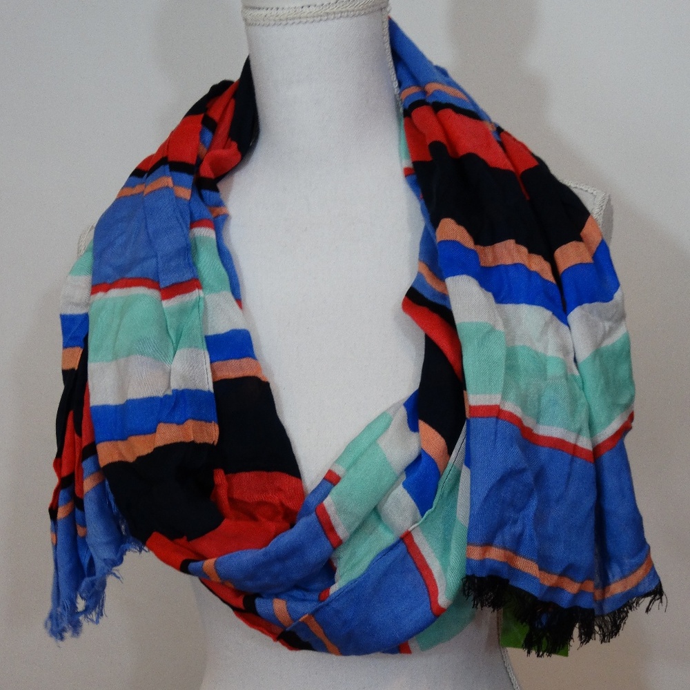 Kate Spade New York World Map Silk Oblong Scarf - Picture 1 of 4